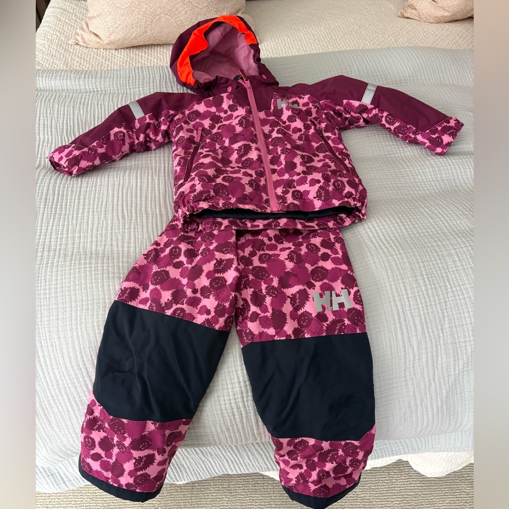 Helly Hansen Pink and Black Kids' Outerwear